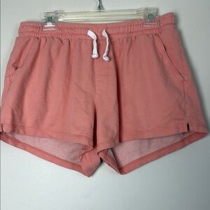 Women's Alpine Design Fleece Shorts Summer Peach Size L